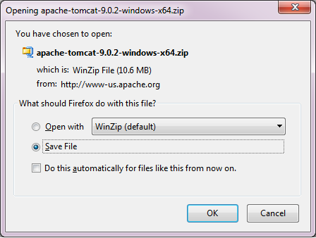 download file from tomcat server using java program